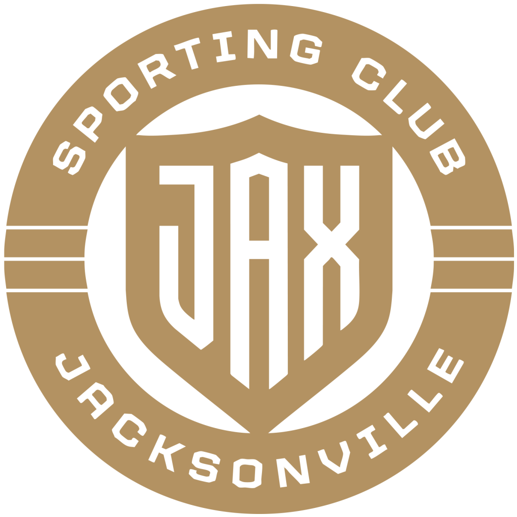 Sporting JAX Logo in Dallas Trinity Gold