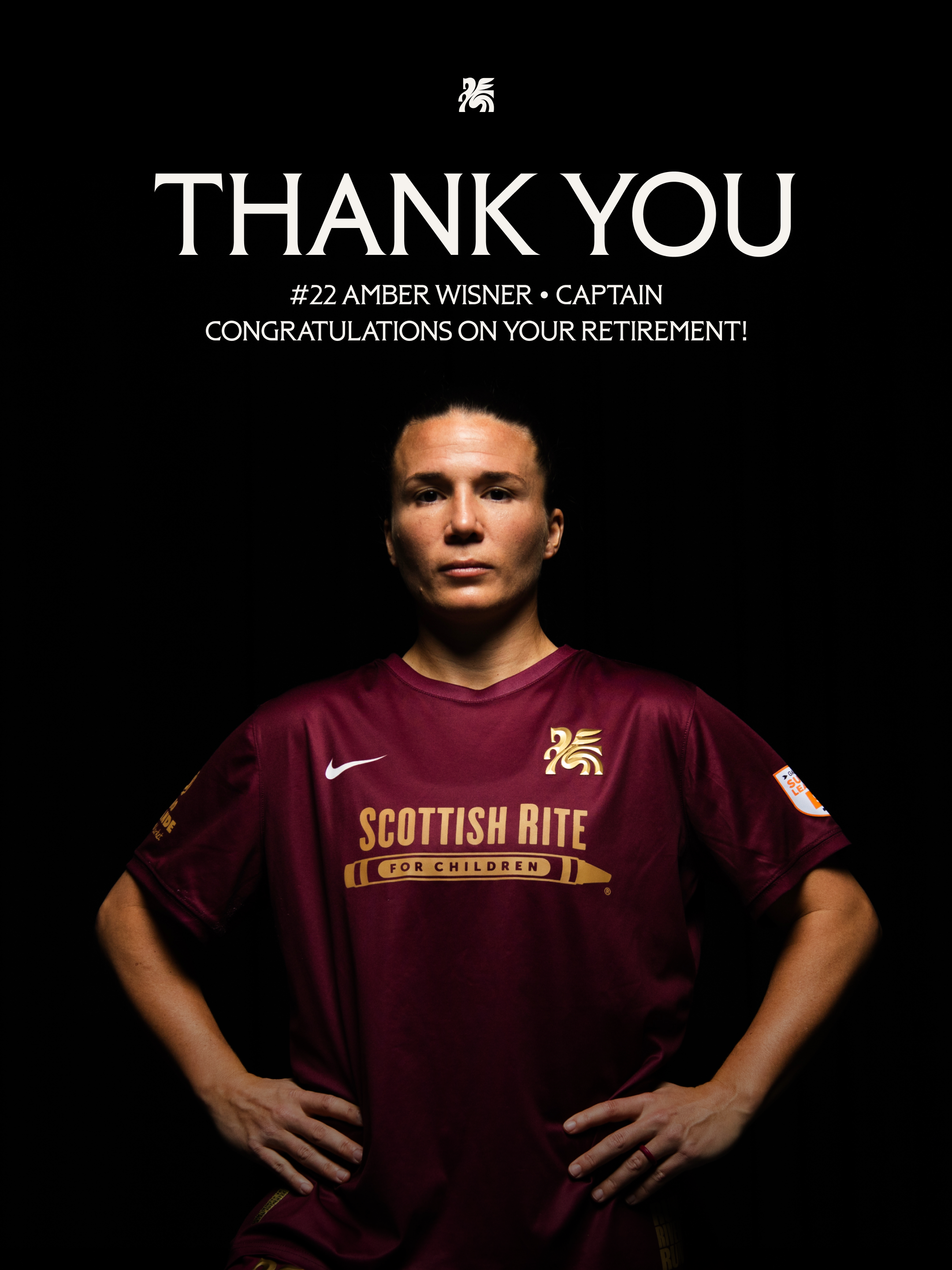 Dallas Trinity FC – Thank You - Amber Wisner 2x3