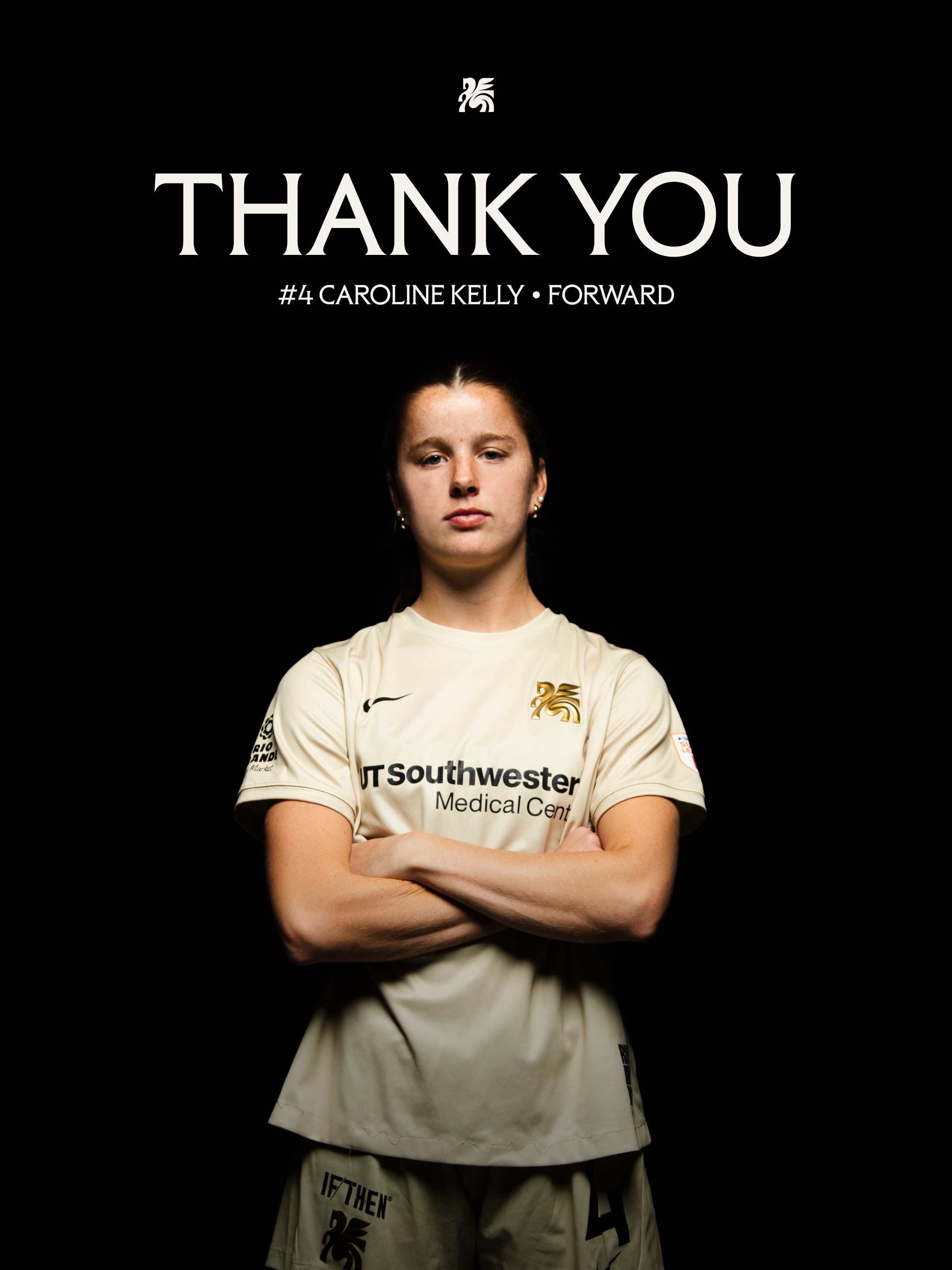 Dallas Trinity FC – Thank You - Caroline Kelly 2x3