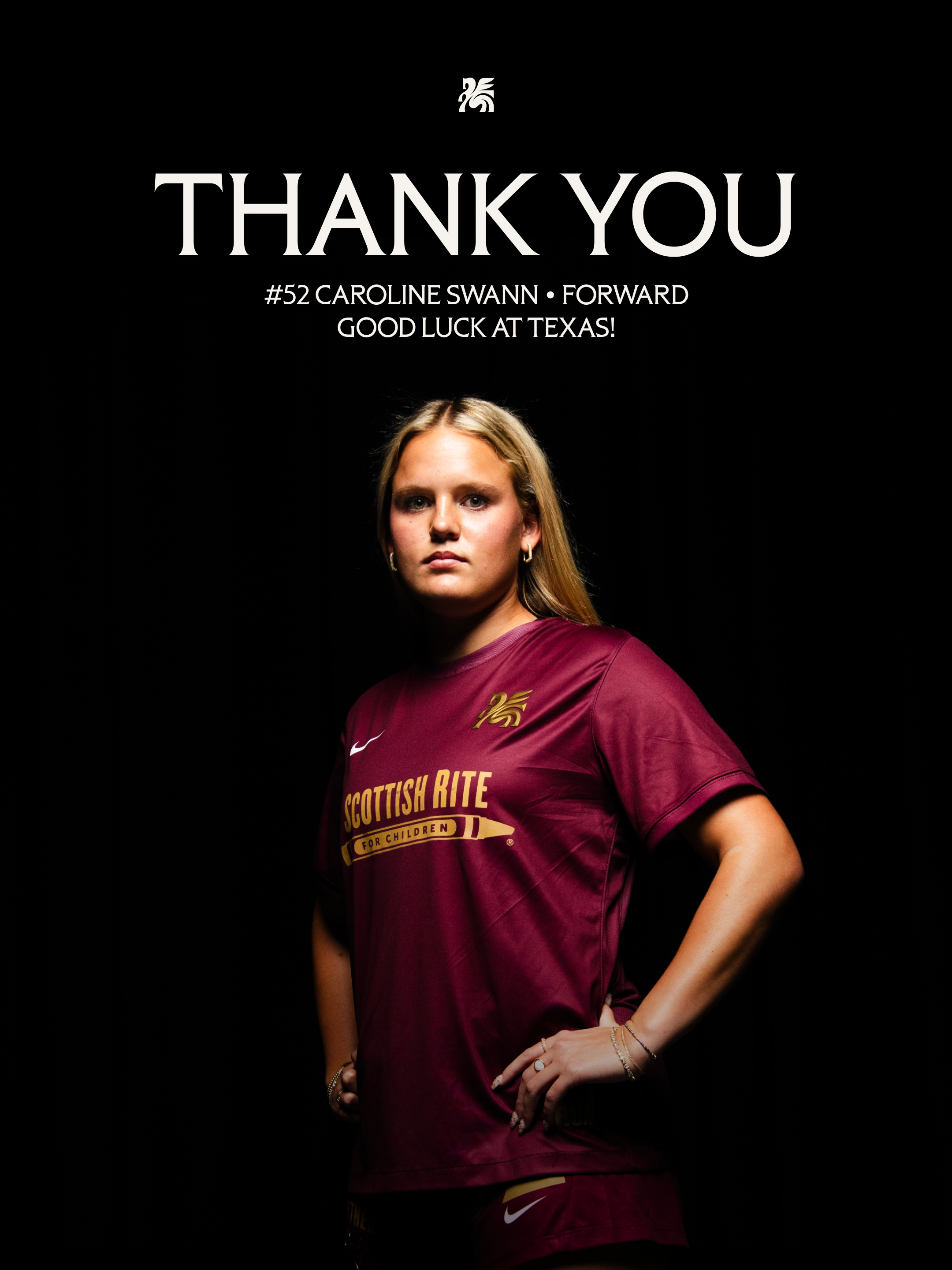 Dallas Trinity FC – Thank You - Caroline Swann 2x3