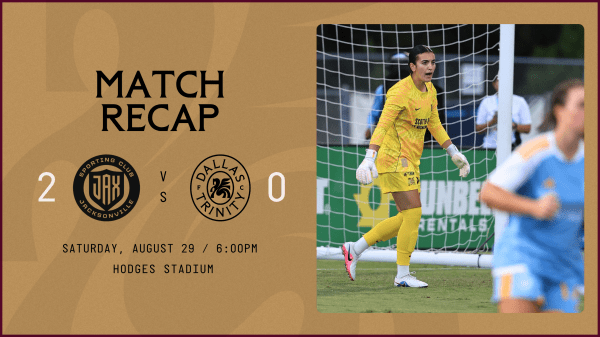 Dallas Trinity FC Falls to Sporting JAX, 2-0