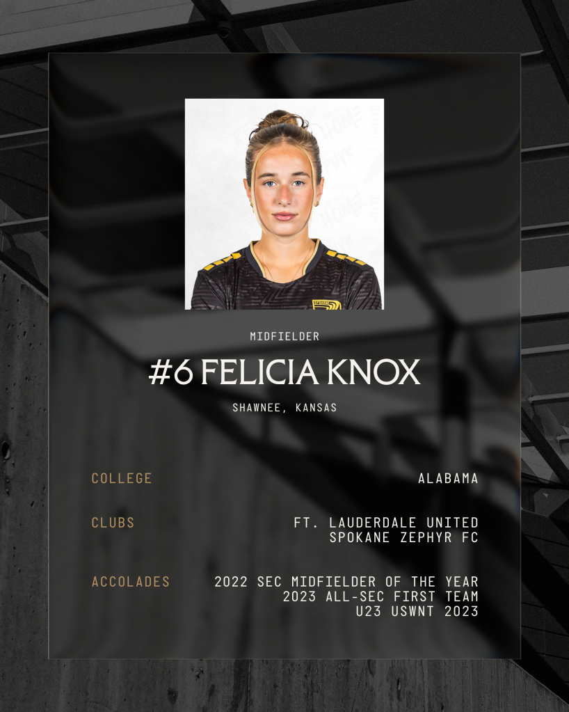 DTFC - New Player - #6 Felicia Knox - 2