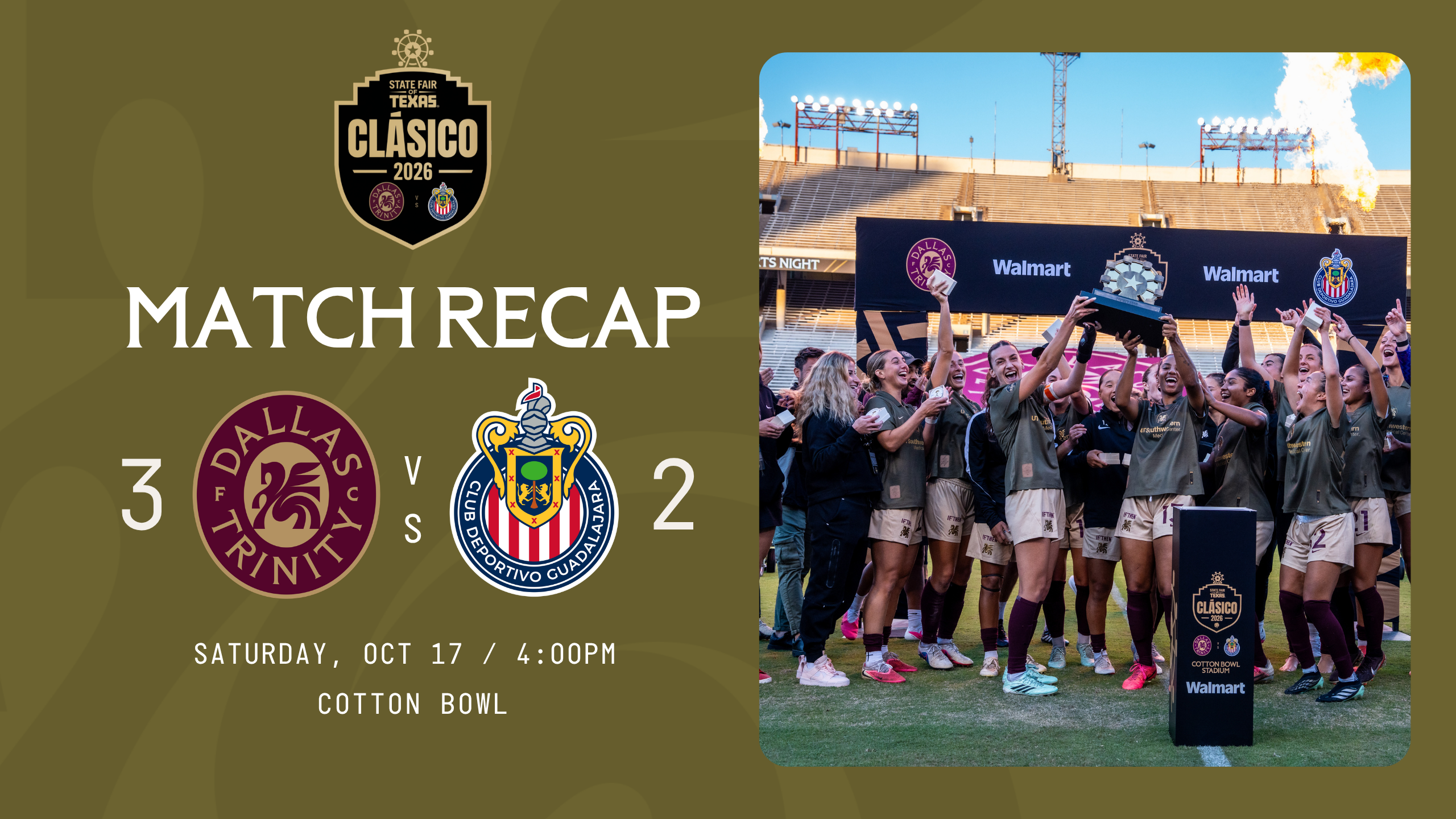 State Fair Clásico: Dallas Trinity FC Match Recap vs Chivas Femenil